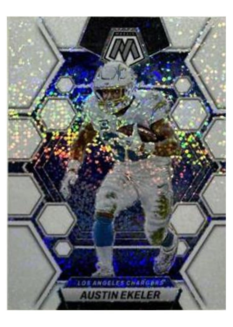 2023 Panini Mosaic Base Set Austin Ekeler White Sparkle #128 card