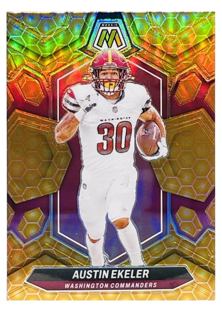 2024 Panini Mosaic Base Set Austin Ekeler Honeycomb #218 card