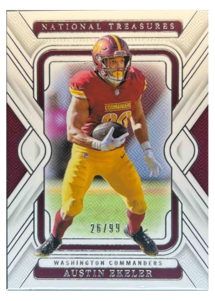 2024 Panini National Treasures Base Set Austin Ekeler #99 card