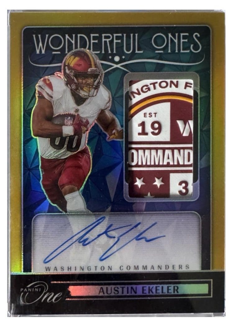2024 Panini One Wonderful Ones Autographs Austin Ekeler #366 card