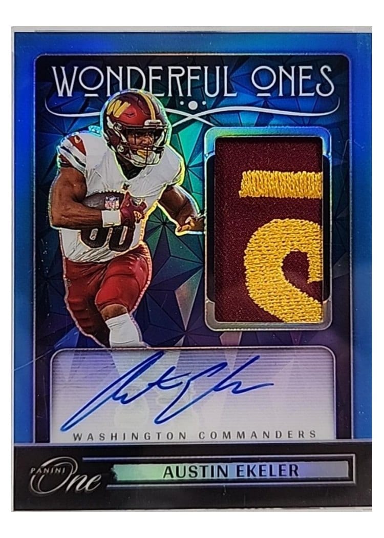 2024 Panini One Wonderful Ones Autographs Austin Ekeler #366 card