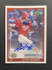 2021 Topps Pro Debut Autographs Austin Hendrick #PD-161 card