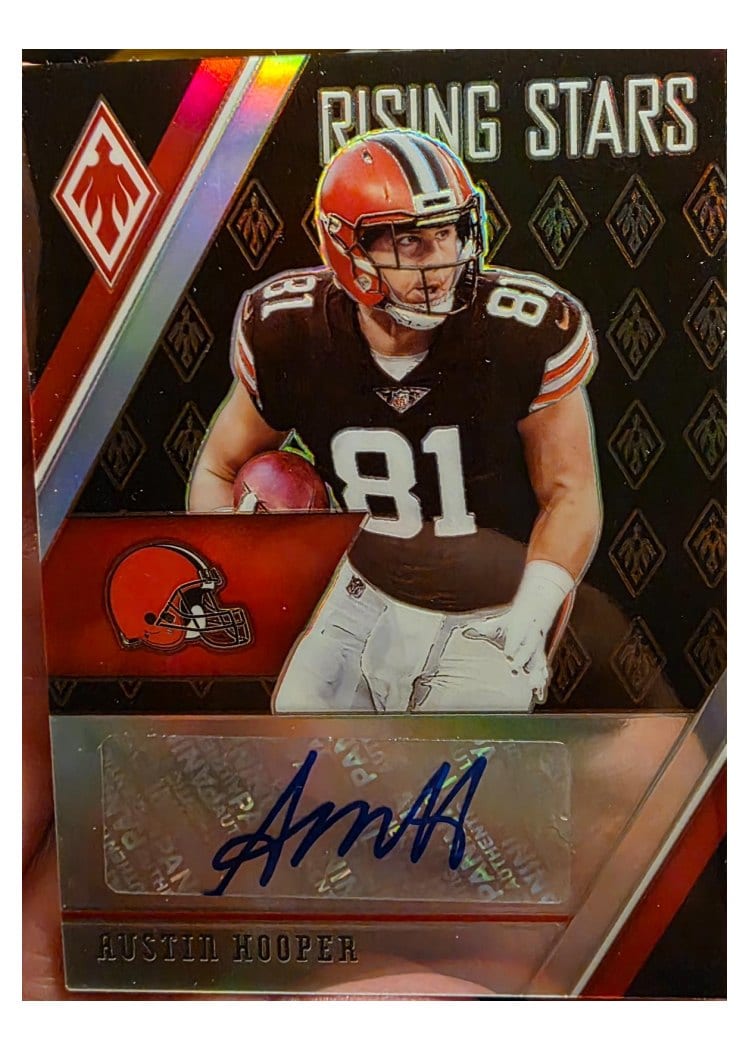 2020 Panini Phoenix Rising Stars Signatures Austin Hooper #RS-AH card