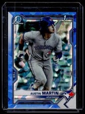 2021 Bowman Sapphire Austin Martin #BCP-87 card
