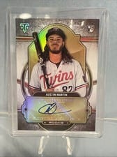 2024 Topps Triple Threads Rookie Autograph Austin Martin #RA-AUS card