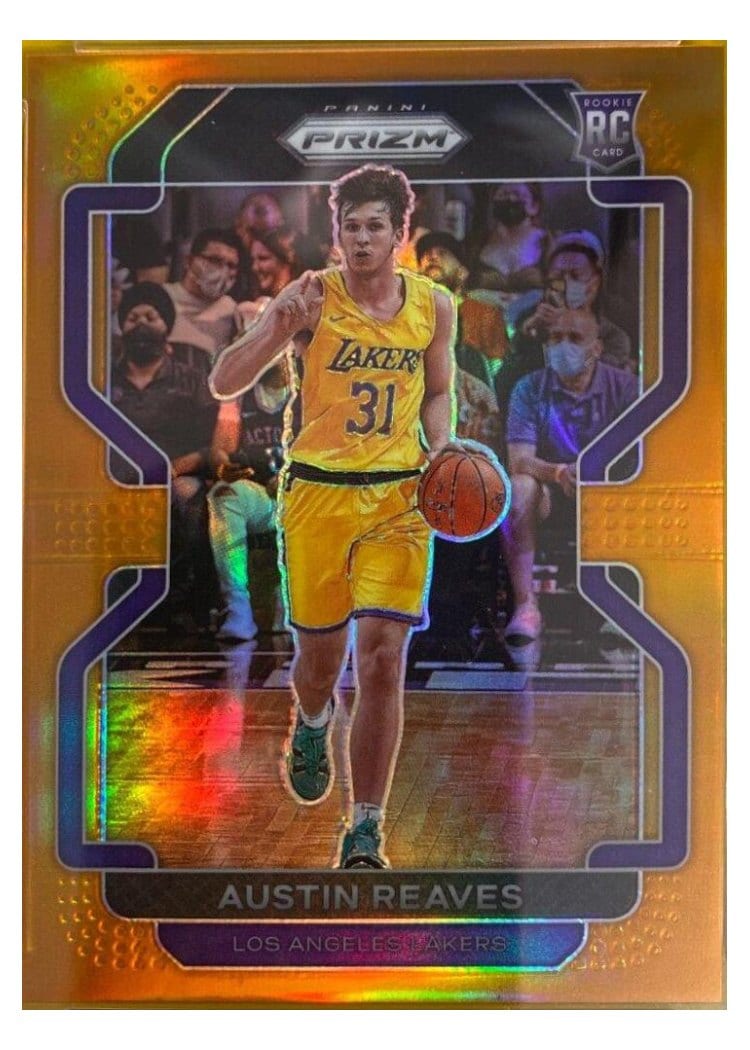 2021 Panini Prizm Austin Reaves Orange Prizm #165 card