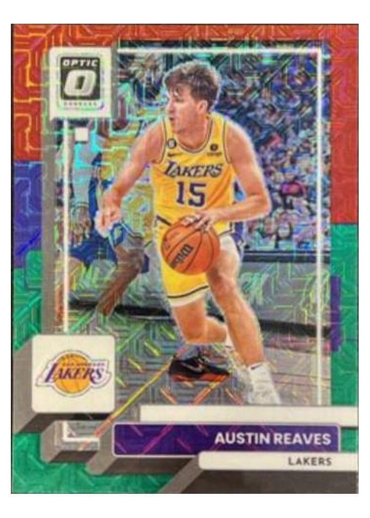 2022-23 Donruss Optic Base Set Austin Reaves #136 card