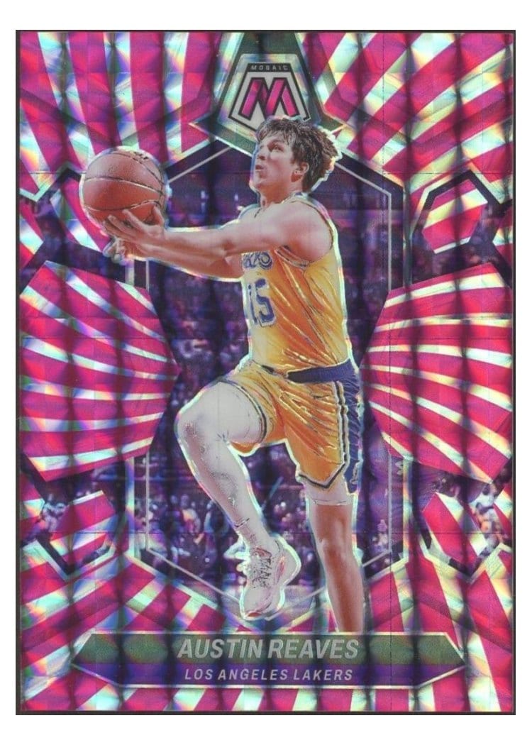 2023-24 Panini Mosaic Base Set Austin Reaves #28 card