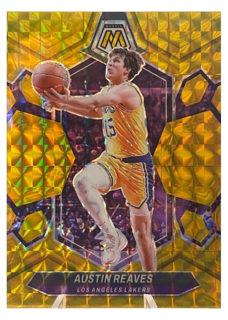 2023-24 Panini Mosaic Base Set Austin Reaves #28 card