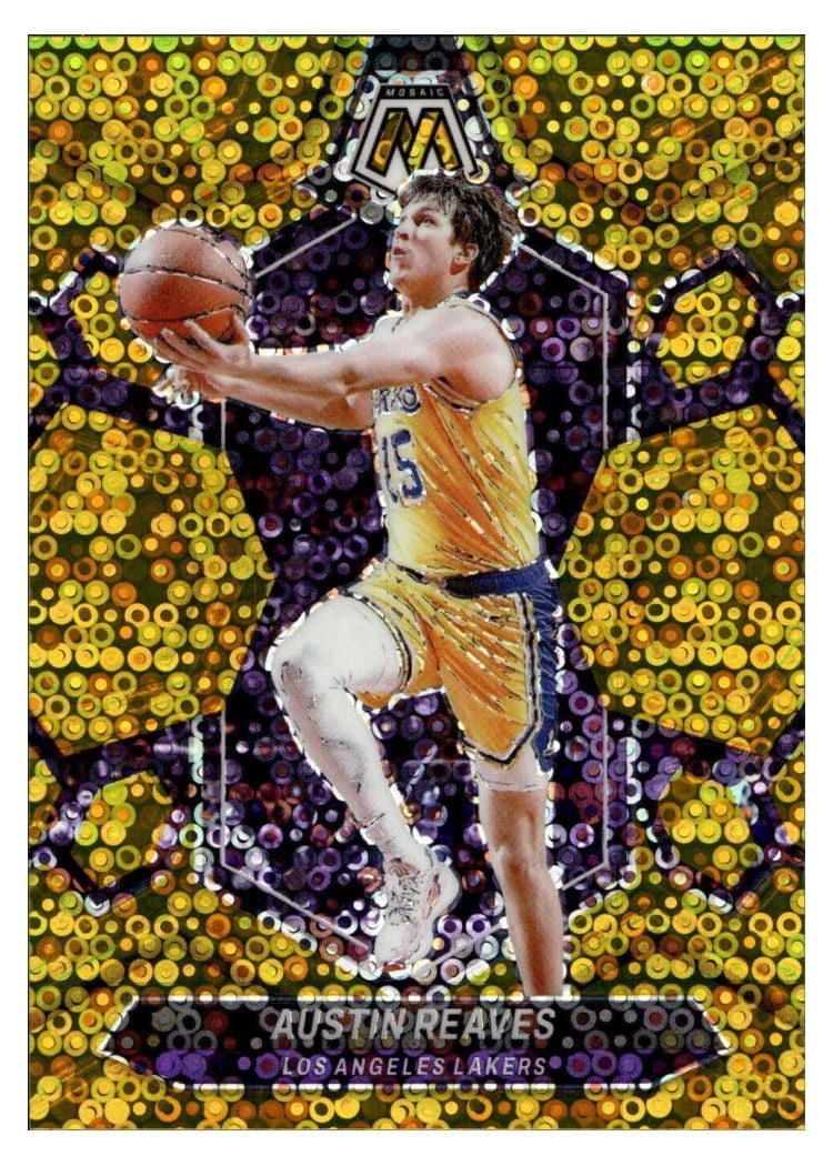 2023-24 Panini Mosaic Base Set Austin Reaves #28 card