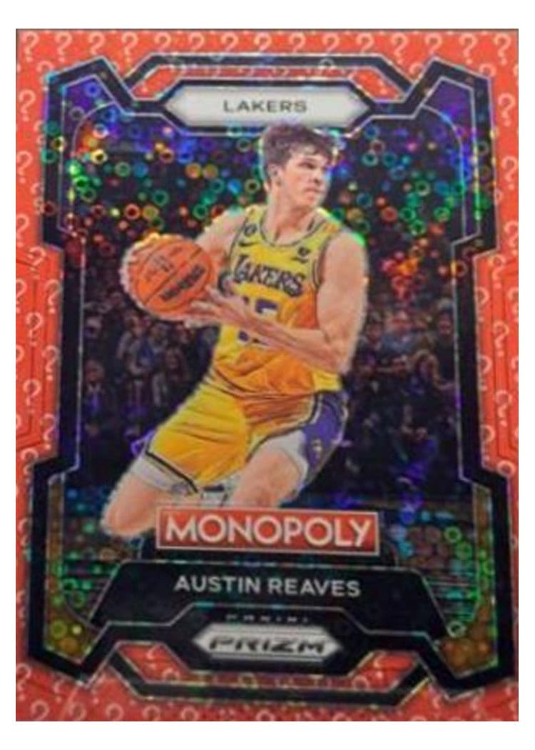 2023-24 Panini Prizm Monopoly Base Set Austin Reaves Question Mark #42 card