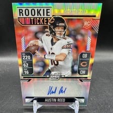 2024 Panini Contenders Optic Rookie Ticket Autographs Austin Reed #158 card