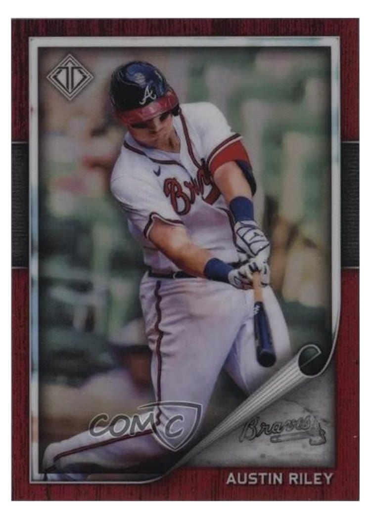 2022 Topps Transcendent Collection Chrome Austin Riley #TTC-90 card