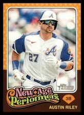 2024 Topps Heritage New Age Performers Austin Riley #NAP-18 card