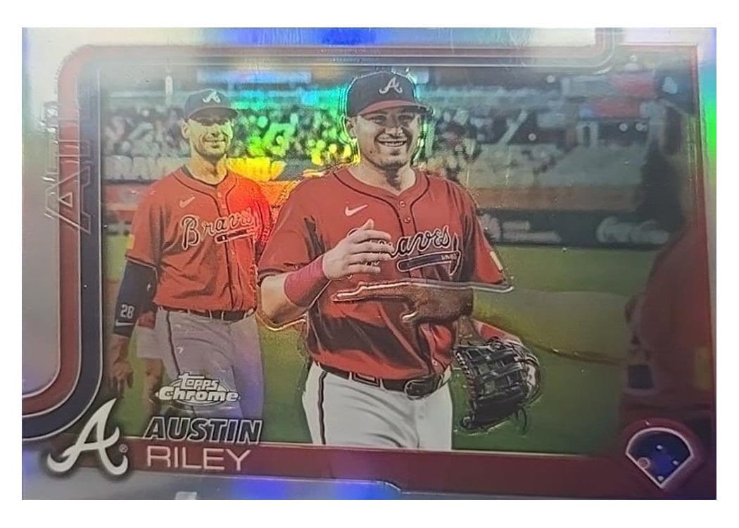2025 Topps Chrome Base Set Austin Riley #206 card