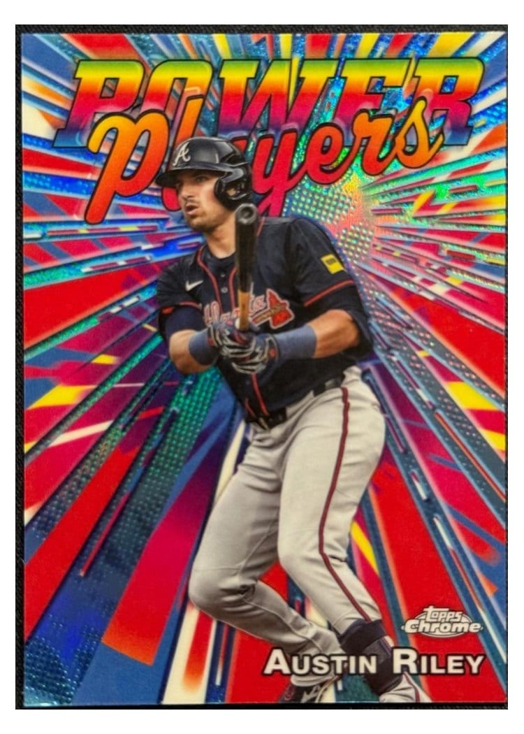 2025 Topps Chrome Update Power Players Austin Riley #PP-38 card