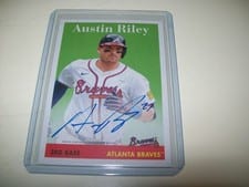 2025 Topps Heritage 25th Anniversary Autographs Austin Riley #H25A-AR card