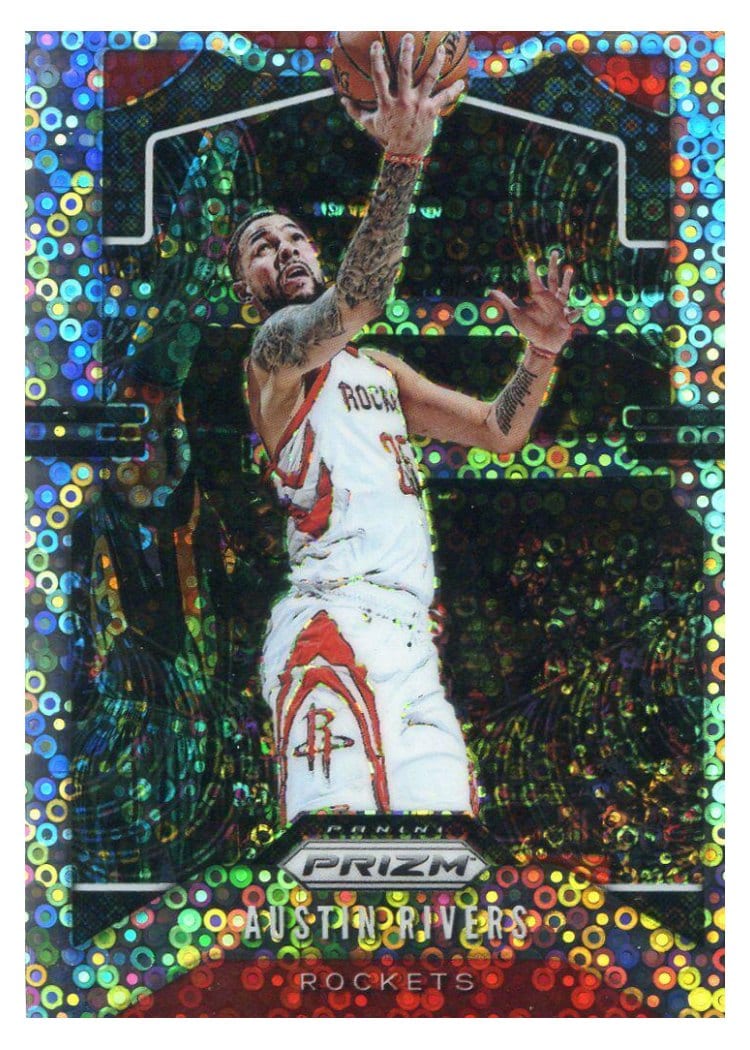 2019-20 Panini Prizm Base Set Austin Rivers Fast Break Prizm #213 card