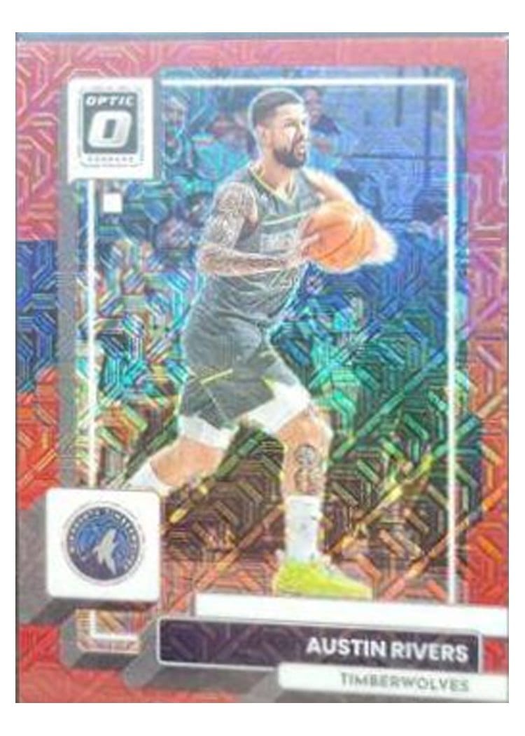 2022-23 Donruss Optic Base Set Austin Rivers Choice Red Green #61 card