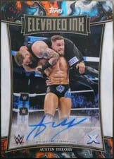 2025 Topps Exalted WWE Wrestling Elevated Ink Austin Theory #ELI-ATY card