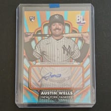 2024 Topps Big League Opening Act Autographs Austin Wells #OAA-AWE card