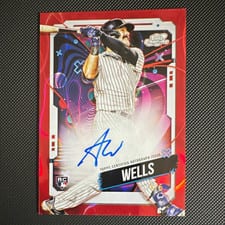 2024 Topps Cosmic Chrome Autographs Austin Wells #CCA-AW card