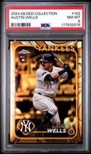 2024 Topps Gilded Collection Base Set Austin Wells #102 card