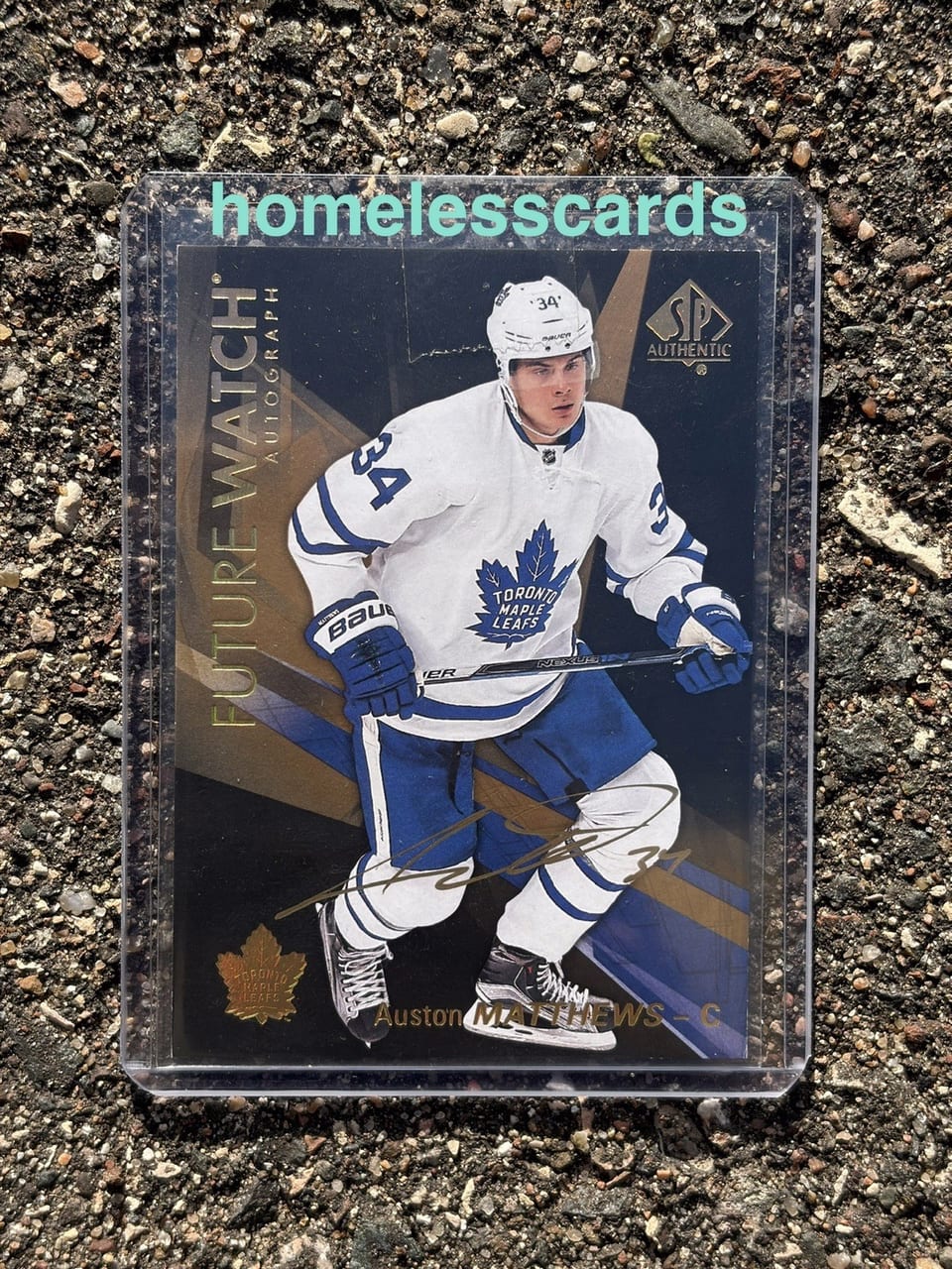 2016 SP Authentic Auston Matthews #146 card