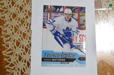 2016 Upper Deck Auston Matthews Jumbo #201 card