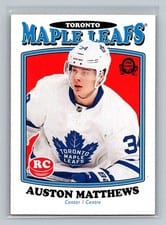 2016 Upper Deck O-Pee-Chee Update Auston Matthews Retro #694 card