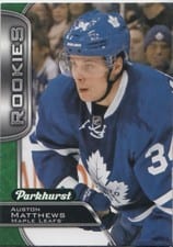 2016 Upper Deck Parkhurst Auston Matthews #370 card