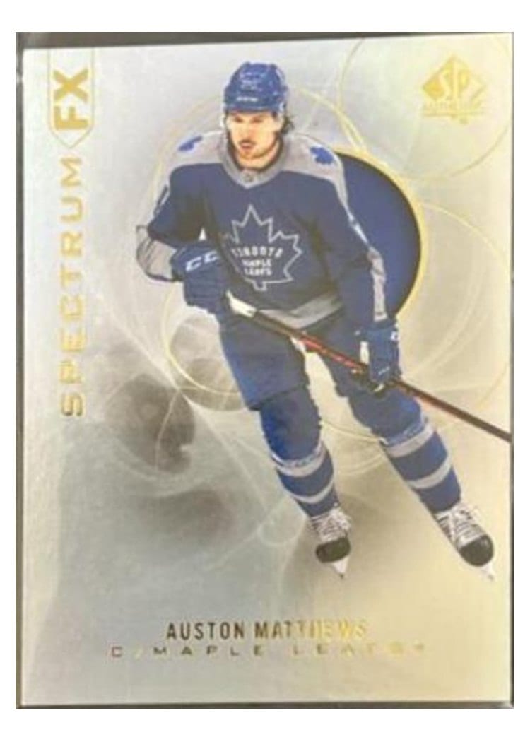 2020-21 SP Authentic Spectrum FX Auston Matthews #S-15 card