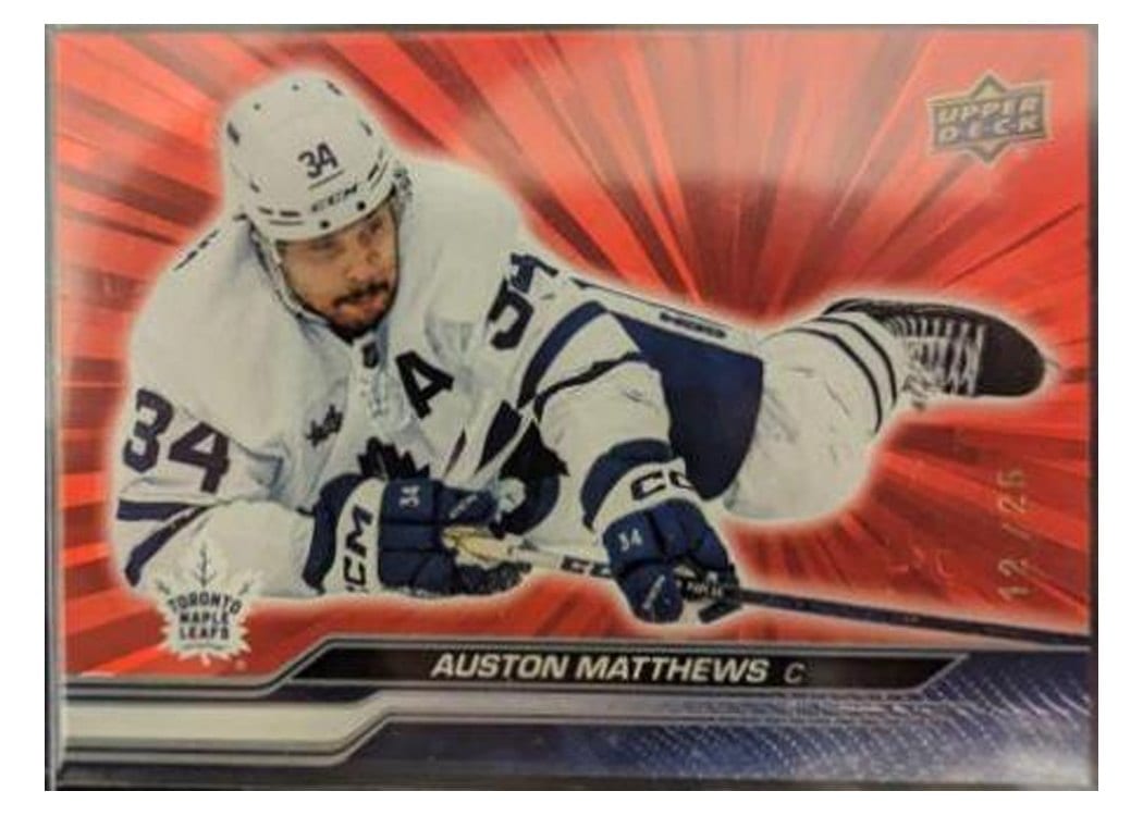 2023-24 Upper Deck Base Set Auston Matthews #167 card