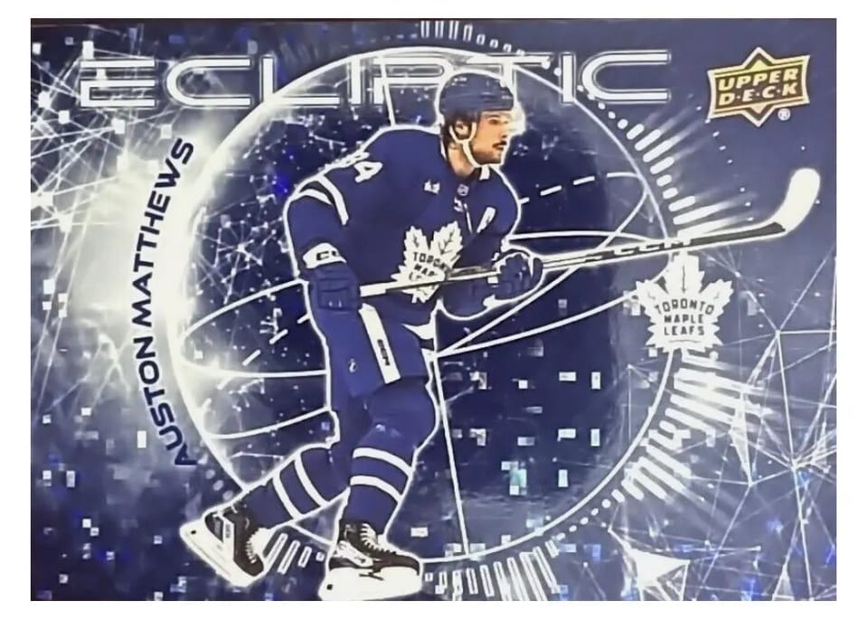 2023-24 Upper Deck Ecliptic Auston Matthews #EC-10 card