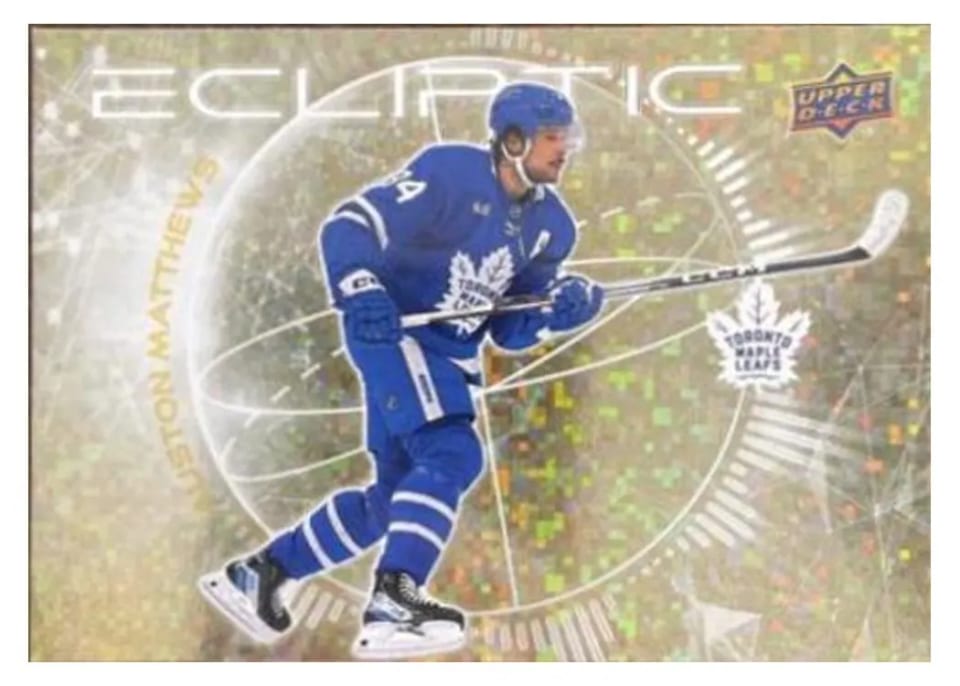 2023-24 Upper Deck Ecliptic Auston Matthews #EC-10 card