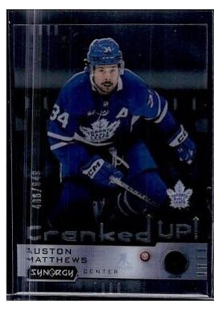 2023-24 Upper Deck Synergy Cranked Up Auston Matthews #CR-AM card