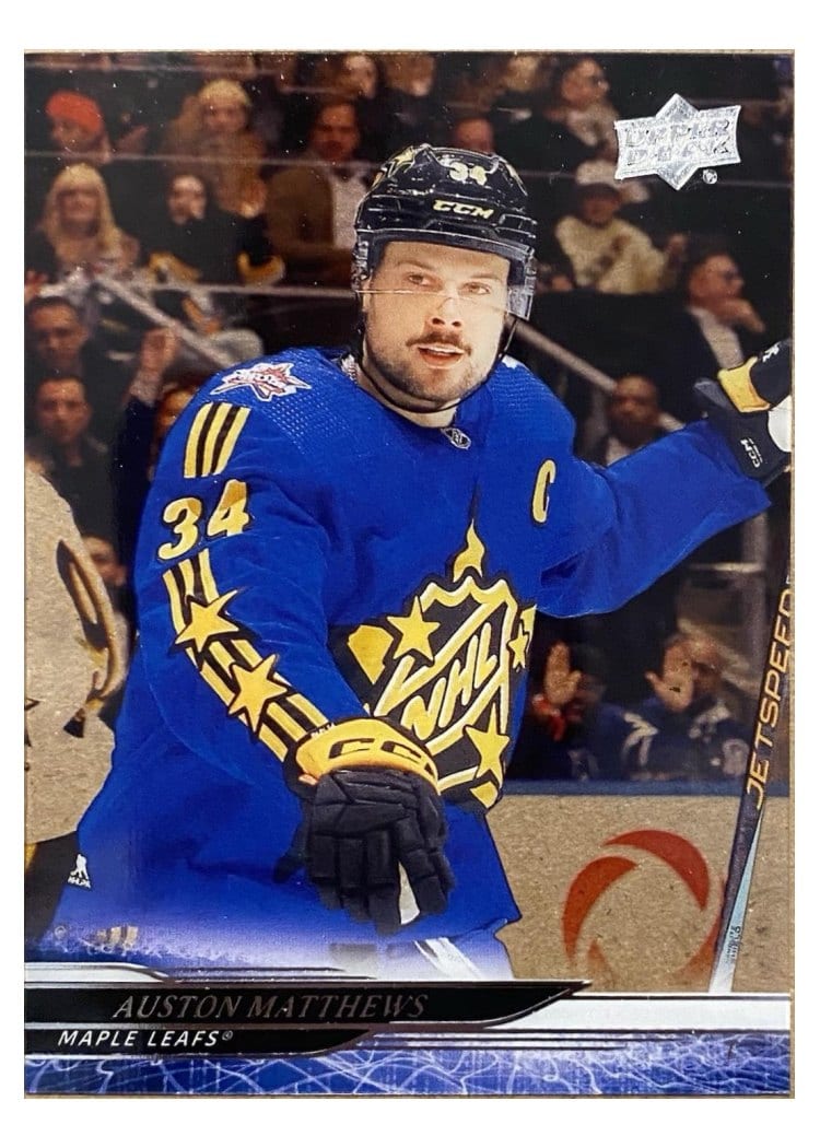 2024-25 Upper Deck Base Set Auston Matthews #657 card