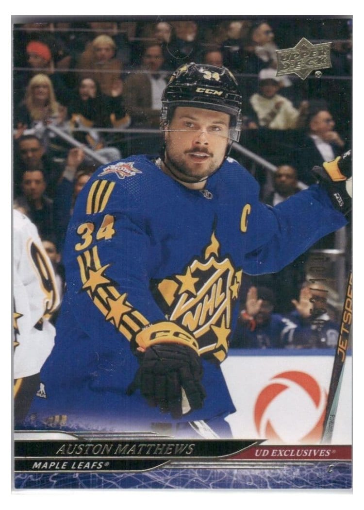 2024-25 Upper Deck Base Set Auston Matthews #657 card
