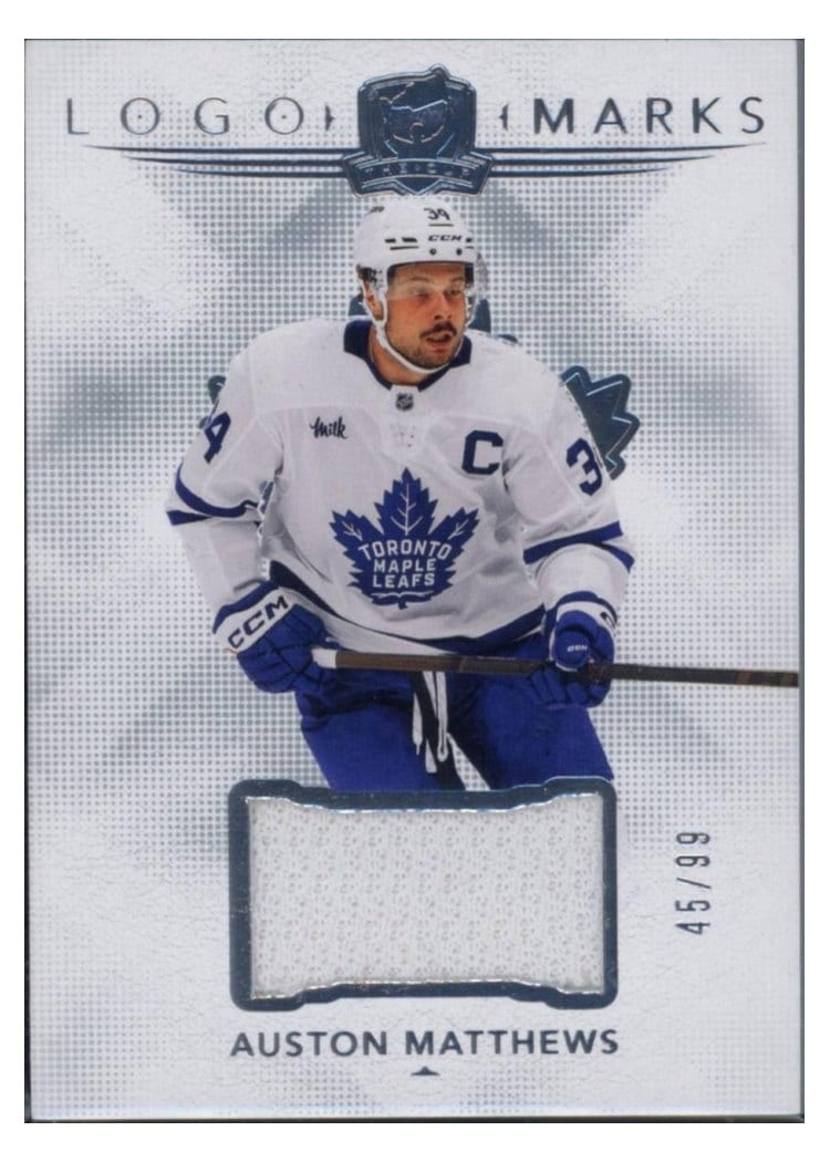 2024-25 Upper Deck The Cup Logomarks Auston Matthews #LM-AM card