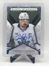 2025-26 Upper Deck Black Diamond Diamond Stars Auston Matthews #BDS-AM card