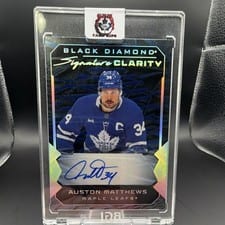 2025-26 Upper Deck Black Diamond Signature Clarity Auston Matthews #SC-AM card