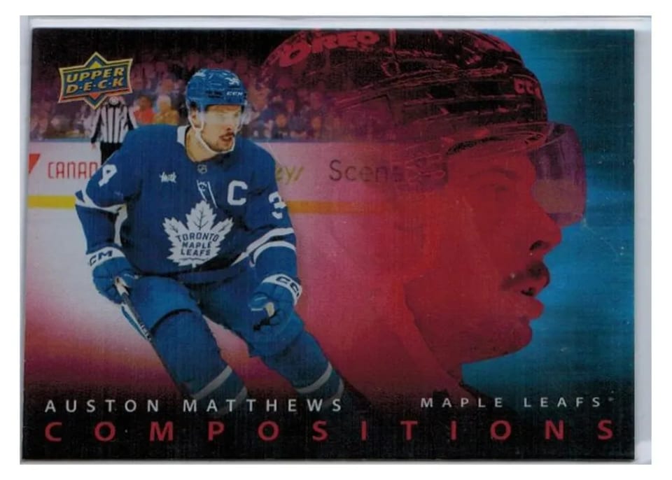 2025 Upper Deck Compositions Auston Matthews #CMP-1 card