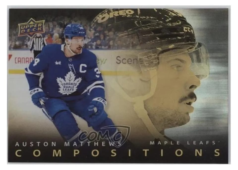 2025 Upper Deck Compositions Auston Matthews #CMP-1 card