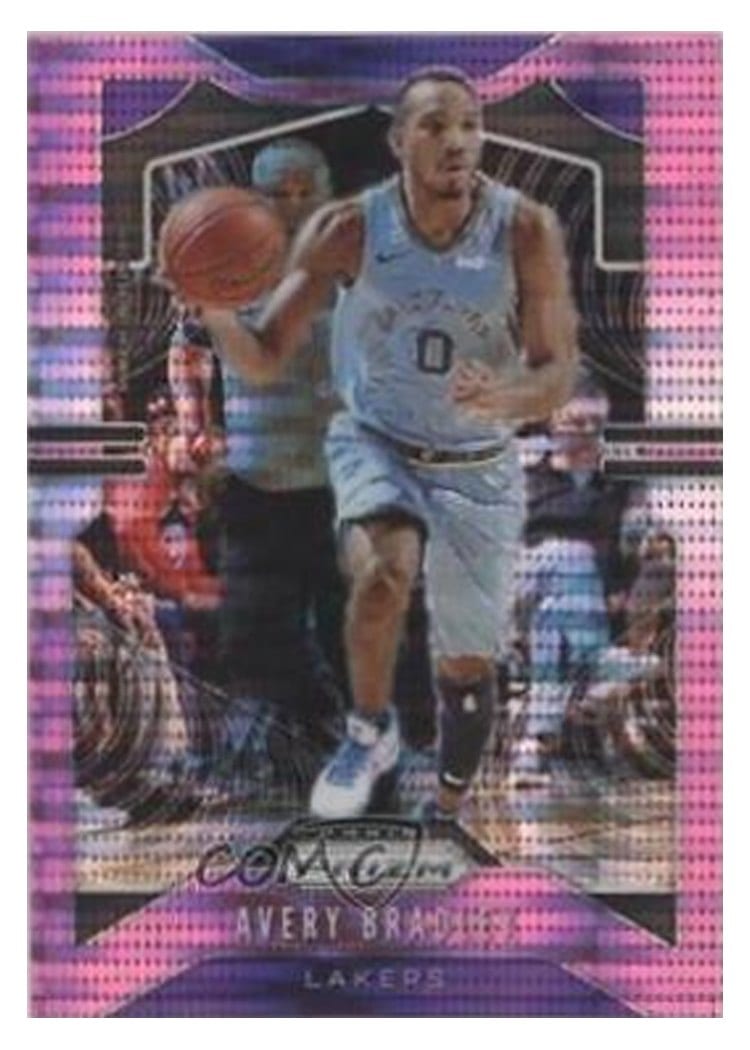 2019-20 Panini Prizm Base Set Avery Bradley Pink Pulsar Prizm #137 card
