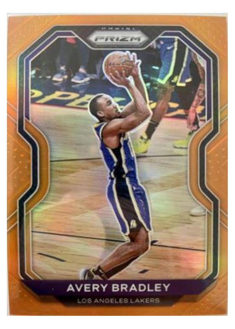 2020-21 Panini Prizm Base Set Avery Bradley Orange Prizm #237 card