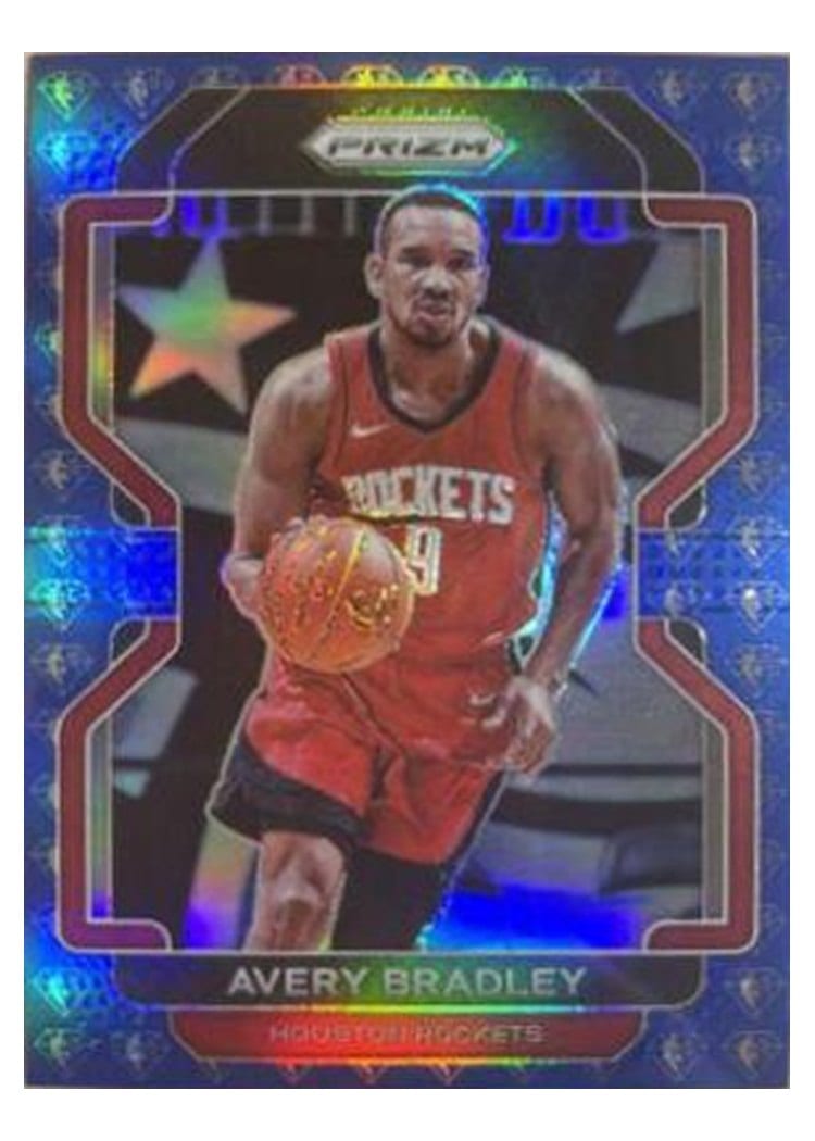 2021-22 Panini Prizm Base Set Avery Bradley 75th Anniversary Red Diamond Prizm #109 card