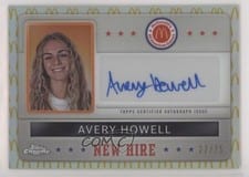 2024 Topps Chrome McDonald's All-American New Hire Badge Autographs Refractor Avery Howell #NHB-AVE card