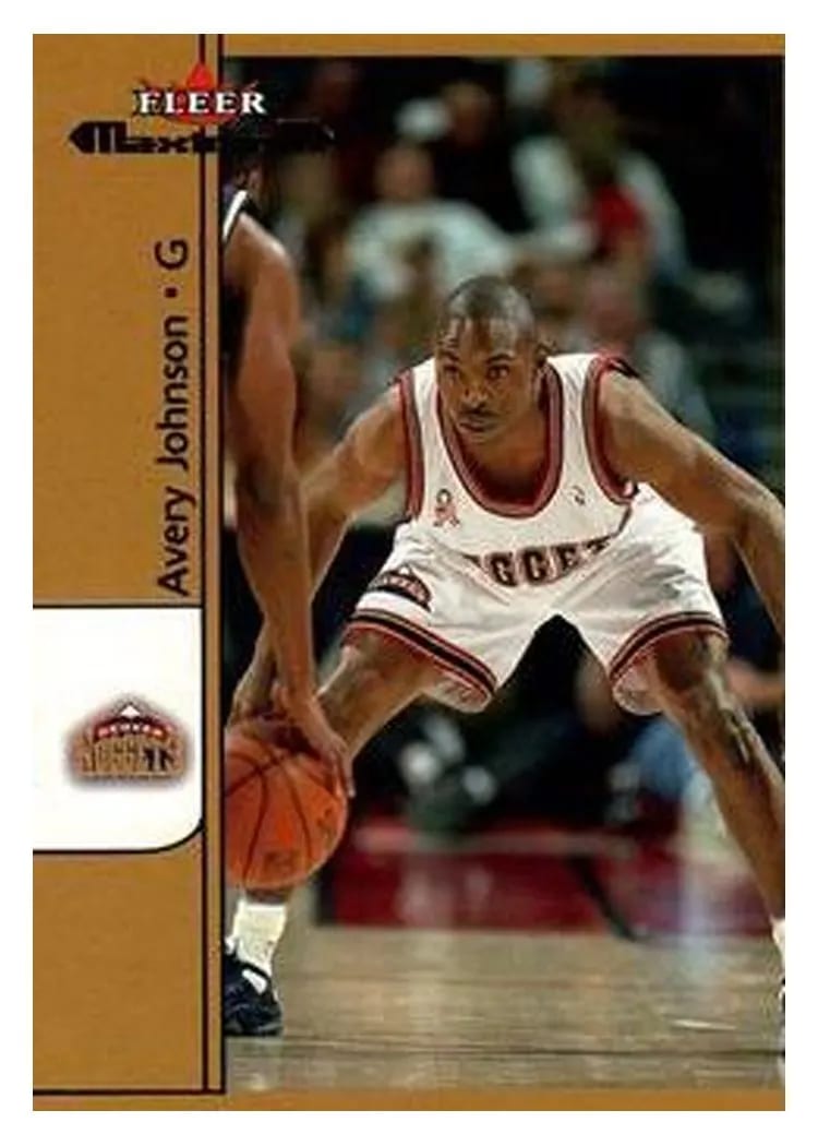 2001 Fleer Maximum Avery Johnso #18 card