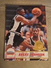 1993-94 Hoops Base Set Avery Johnson #201 card