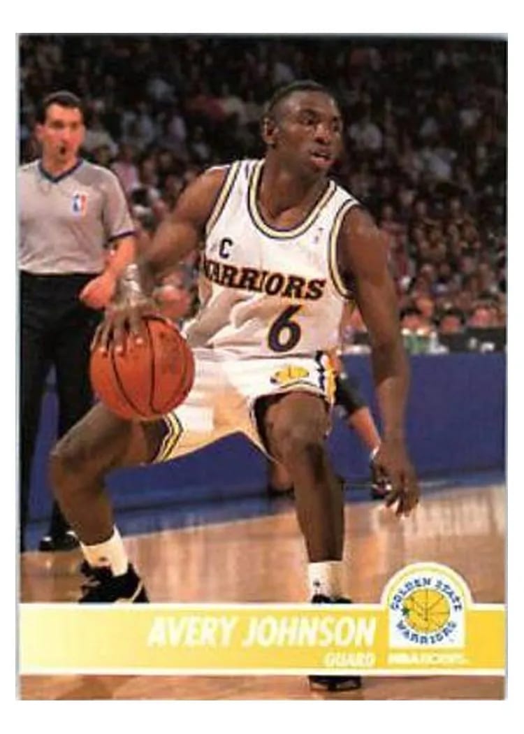 1994 Hoops Avery Johnson #66 card